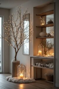 Árbol minimalista de ramas secas